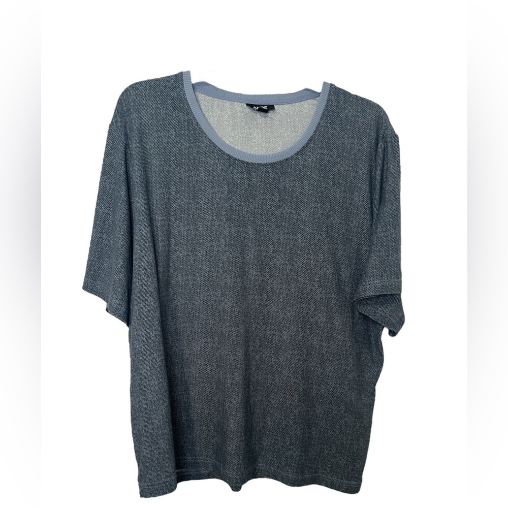 Women's Blue Short Sleeve Crew Neck T-Shirt
